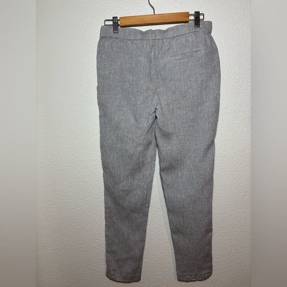 Saks Fifth Avenue 100% Linen Pants Heather Gray Size XS | capsule wardrobe | - Picture 4 of 8